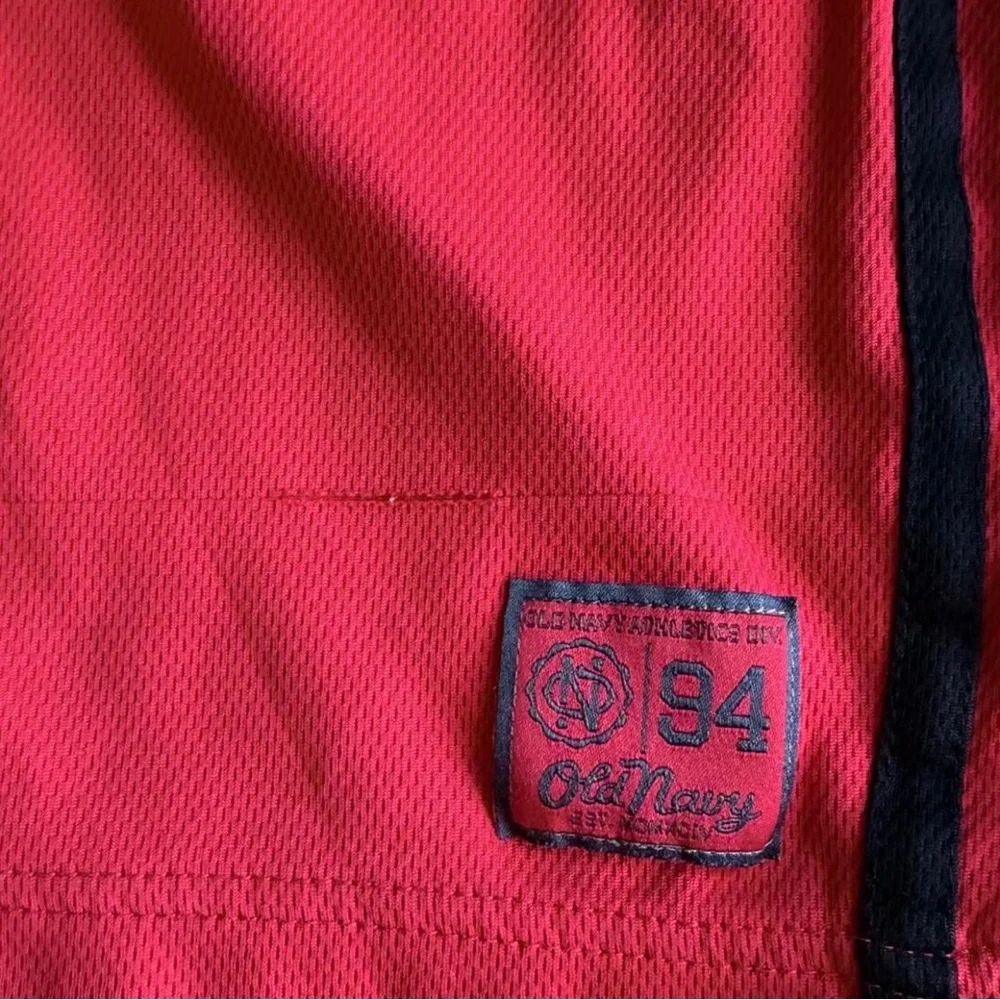 Old Navy Boys Red Mesh Athletic Shorts